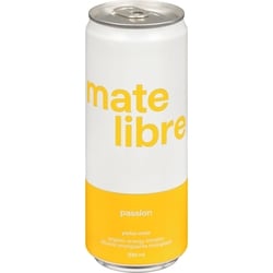 Mate Libre Yerba mate infusion énergisante biologique passion 330 ml, 1,21 $/100ml