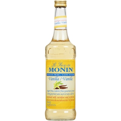 Monin Sugar Free, Calorie Free Gourmet Syrup Vanilla 750 ml, $1.33/100ml
