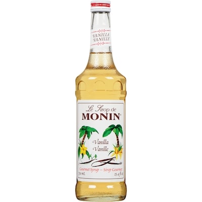 Monin Gourmet Syrup Vanilla 750 ml, $1.33/100ml