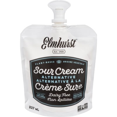 Elmhurst Sour Cream Alternative Dairy Free 227 ml, $3.74/100ml