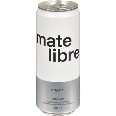 Mate Libre Yerba Mate Organic Energy Infusion Original 330 ml, $1.36/100ml