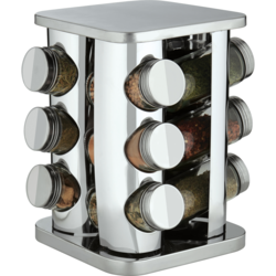 Trudeau 12 bottle square spice carousel unfill 1 ea, $34.99/1ea