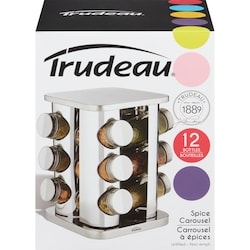 Trudeau Carrousel à épices non rempli 1 ea, 36,00 $/1ch
