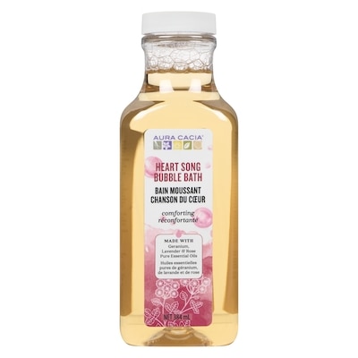Aura Cacia Aromathérapie bain moussant chanson du cœur 384 ml, 3,38 $/100ml