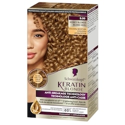 Keratin Blonde Permanent Hair Color Cream, 9.0 Honey Blonde