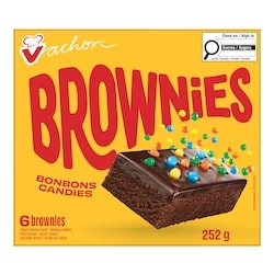 Vachon Brownies Candies Snack Cake 252 g, $1.13/100g