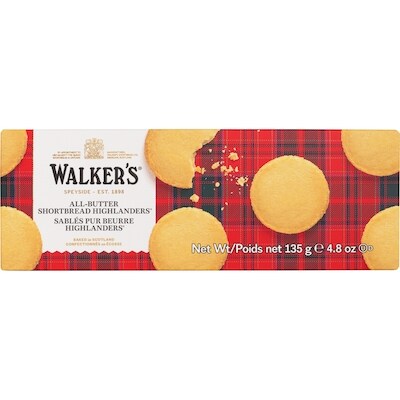 Walkers Sablés Highlandersᴹᴰ 135 g, 4,44 $/100g