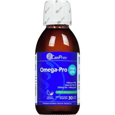 CanPrev Omega-Pro High Epa Liquid Delicious Goji Lemon 150 ml, $33.33/100ml