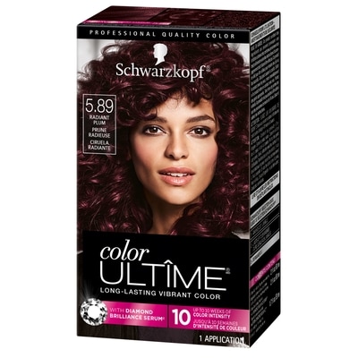 Schwarzkopf Color ultime permanent Hair Color Cream, 5.89 Radiant Plum 60 ml, $20.00/100ml