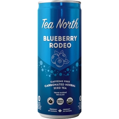 Tea North Carbonated Herbal Iced Tea Blueberry Rodeo 355 ml, $1.12/100ml