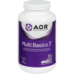 AOR Multi Basics 3 309 Mg 180 ea, $0.43/1ea