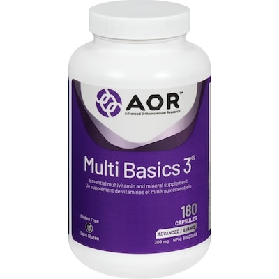 AOR Multi Basics 3 309 Mg 180 ea, $0.43/1ea