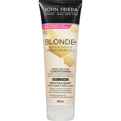 John Frieda Blonde+ Repair System, Bond Building Conditioner, for Damaged Blonde Hair | STEP 3 250 ml, $5.00/100ml