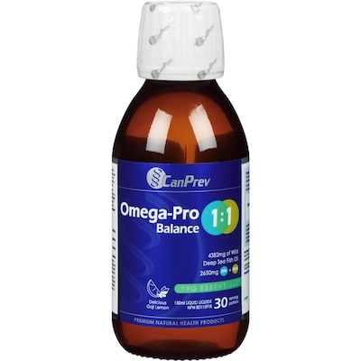 CanPrev Omega-Pro Balance 1:1 Liquid Delicious Goji Lemon 150 ml, $33.33/100ml