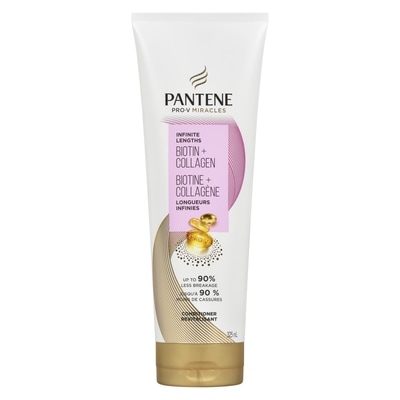 Pantene Revitalisant 1 Minute Miracle Biotine + collagène Longueurs infinies Pro-V Miracles 325 ml, 4,15 $/100ml