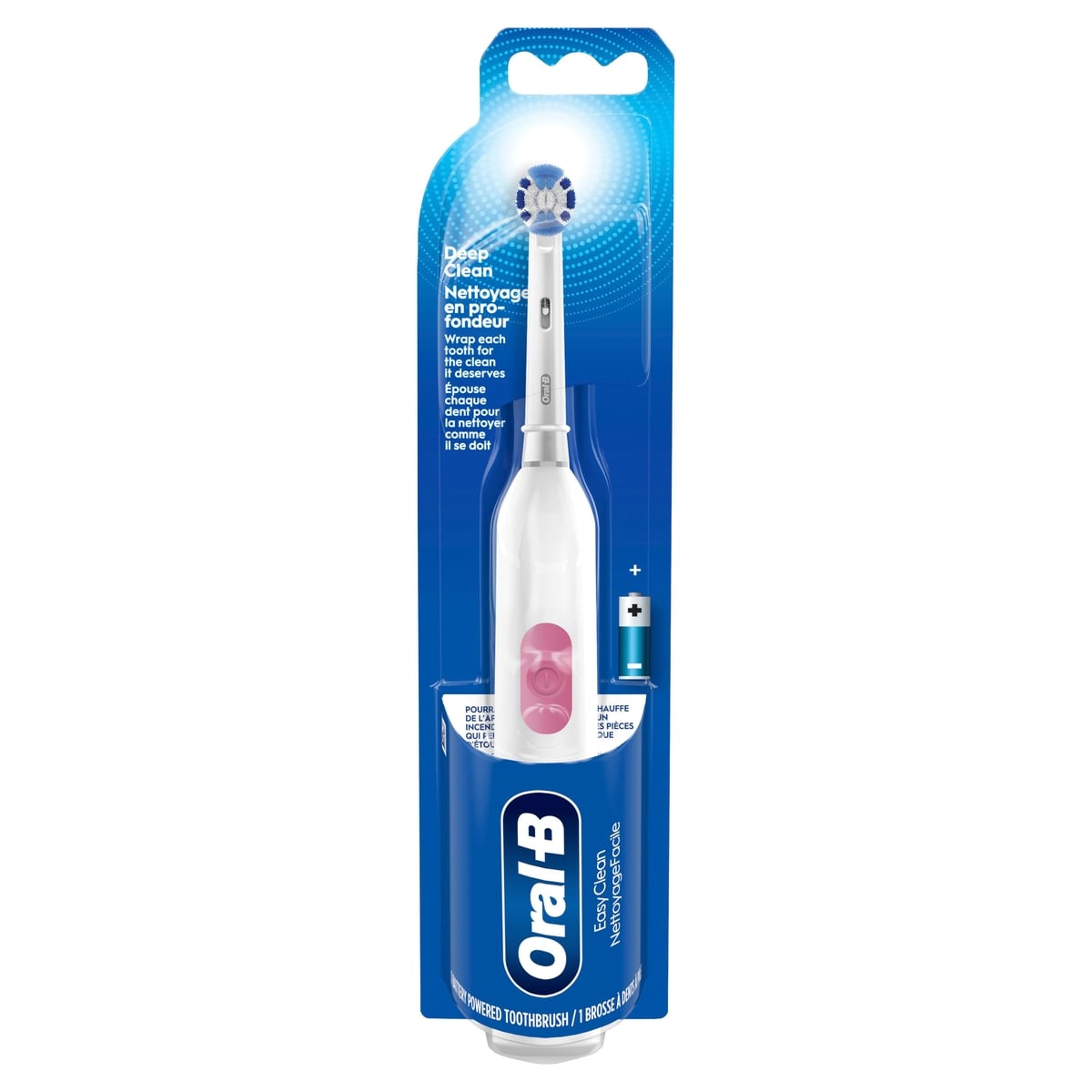 Oral B Oral-B Revolution Battery Toothbrush With 1 Brush Head, White, Batteries Included 1 ea, $16.99/1ea
