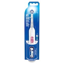 Oral-B Revolution Battery Toothbrush With 1 Brush Head, White, Batteries Included