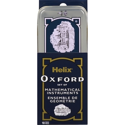Helix Set Of Mathematical Instruments Oxford 1 ea, $5.00/1ea