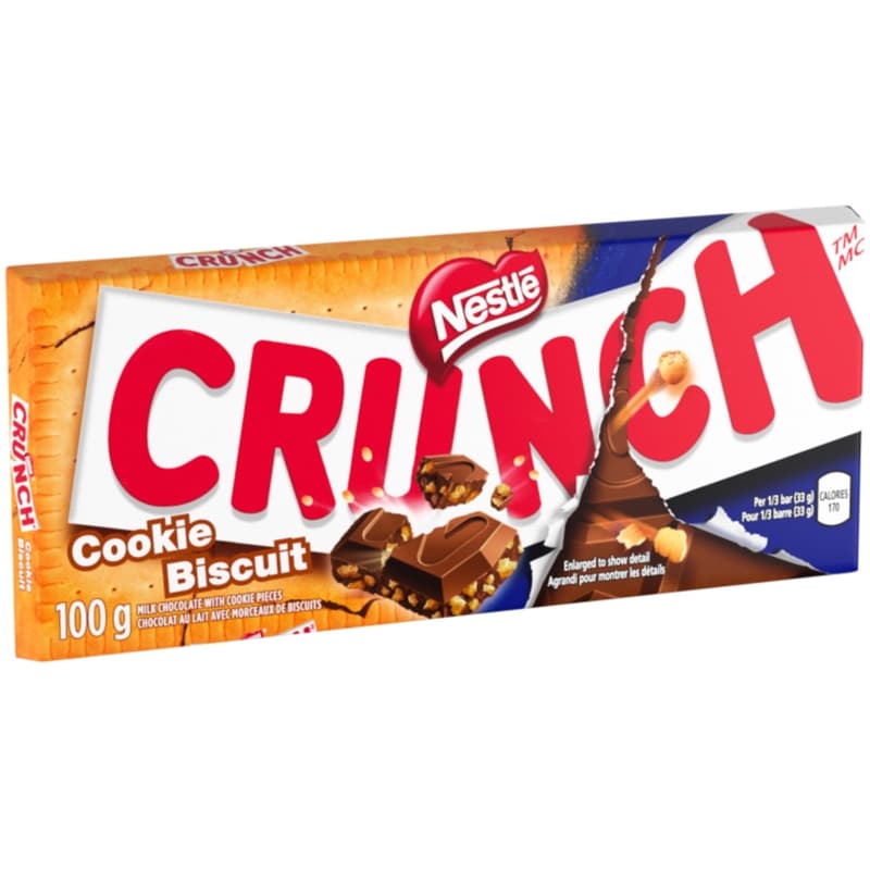 Crunch Milk Chocolate Bar With Cookie Pieces