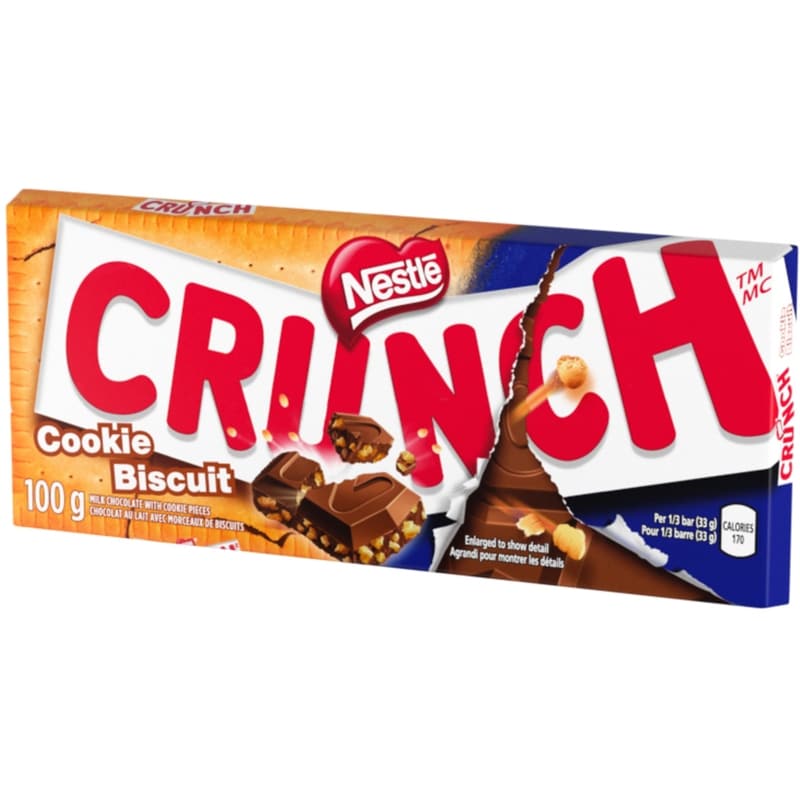 Crunch Milk Chocolate Bar With Cookie Pieces