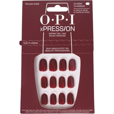 OPI Xpress/On Press On Nails Malaga Wine 1 ea, $17.49/1ea
