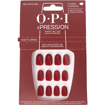 OPI Xpress/On Press On Nails Big Apple Red 1 ea, $17.49/1ea
