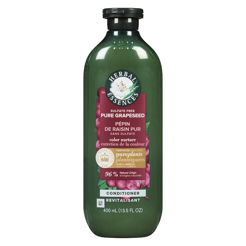 Pure Grapeseed Colour Nurture Sulfate Free Conditioner, Hair Protection and Colour Nourishment, with Certified Camellia Oil and Aloe Vera, For All Hair Types, Especially Colour Treated Hair