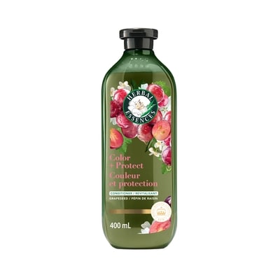 Herbal Essences Pure Grapeseed Colour Nurture Sulfate Free Conditioner, Hair Protection and Colour Nourishment, with Certified Camellia Oil and Aloe Vera, For All Hair Types, Especially Colour Treated Hair 400 ml, $3.12/100ml