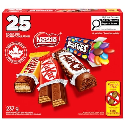 Nestlé Mini-barres et friandises Nestlé 237 g, 4,22 $/100g