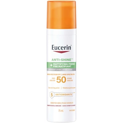 Eucerin Écran solaire pour le visage sun anti-brillance avec fps 50 75 ml, 29,33 $/100ml