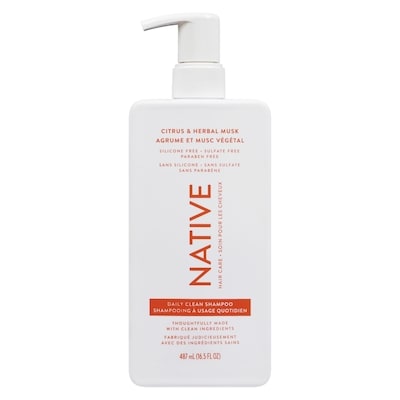 Native Daily Clean Citrus & Herbal Musk Shampoo 487 ml, $2.46/100ml