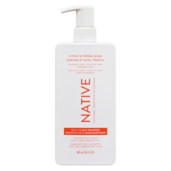 Native Revitalisant nettoyage quotidien, agrumes et musc botanique, sans sulfate ni parabènes 487 ml, 3,18 $/100ml