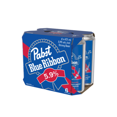 Pabst Strong Beer (ID required at pick-up) 6x473.0 ml, $0.49/100ml