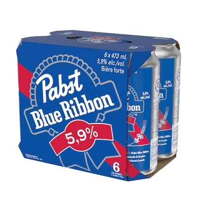 Pabst Bière lager forte (Pièce d’identité requise au moment du ramassage) 6x473.0 ml, 0,57 $/100ml