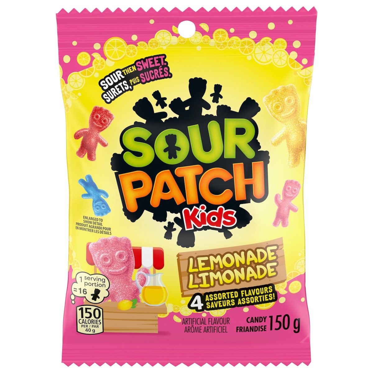 Maynards Sour Patch Kids, Lemonade Flavour Candy, Sour then Sweet 150 g, $2.19/100g