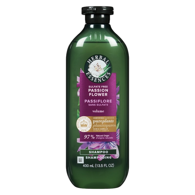 Passion Flower Sulfate Free Shampoo, Volumizing, with Certified Camellia Oil and Aloe Vera, For All Hair Types, Especially Fine Hair