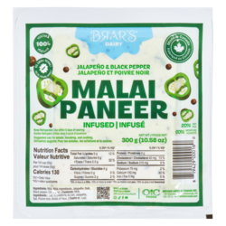 Brar's Malai Paneer, Jalapeno & Black Pepper 300 g, $2.33/100g