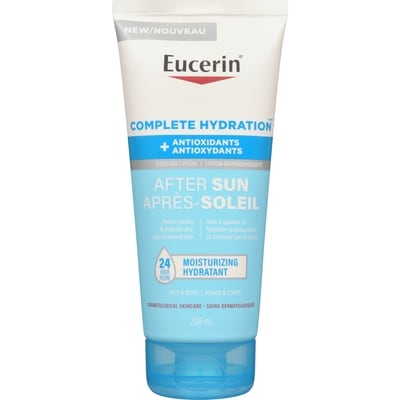 Eucerin Complete Hydration lotion rafraîchissante après-soleil 200 ml, 11,00 $/100ml