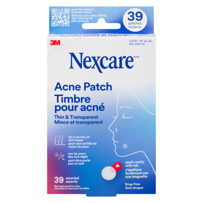 Nexcare Timbre pour acné mince et transparent 1 ea, 15,49 $/1ch