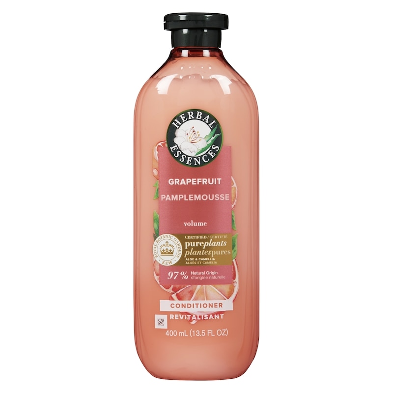 Grapefruit Volumizing Conditioner, with Certified Camellia Oil and Aloe Vera, For All Hair Types, Especially Fine Hair