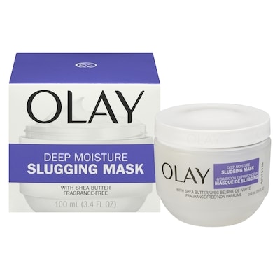 Olay Deep Moisture Slugging Mask W/Shea Butter, Fragrance Free 100 ml, $25.99/100ml