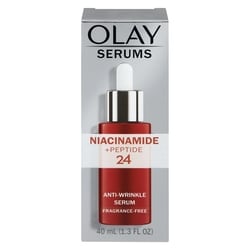 Olay Niacinamide + Peptide 24 Anti-Wrinkle Serum, Fragrance-Free 40 ml, $112.48/100ml