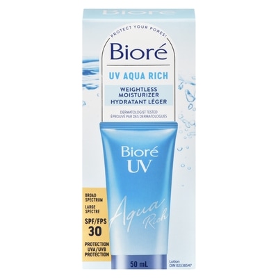 Biore L’hydratant léger UV AQUA RICH - FPS 30 50 ml, 37,98 $/100ml