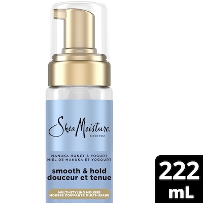 Shea Moisture Styling Mousse with Manuka Honey & Oil 222 ml, $5.41/100ml