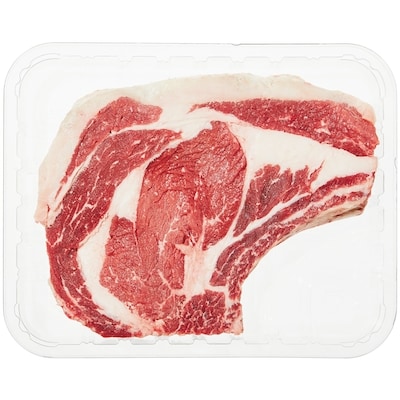 null Cap On Beef Prime Rib Steak, Tray Pack $46.28/1kg $21.00/1lb