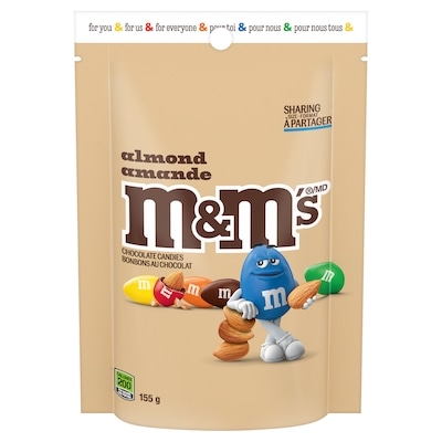 M&M's Almond Milk Chocolate Candies, Sharing Bag 155 g, $4.19/100g