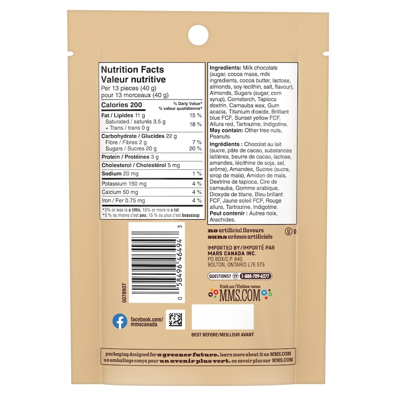 Almond Milk Chocolate Candies, Sharing Bag