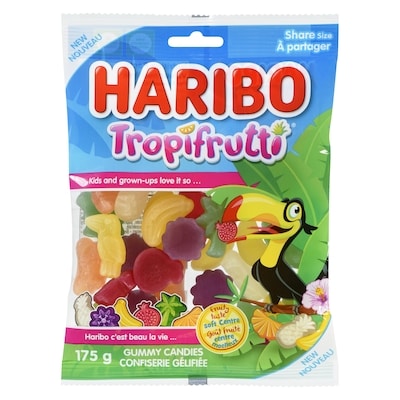 Haribo Gummy Candy, Tropifrutti 175 g, $1.71/100g