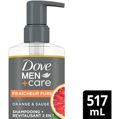 Dove Pure Fresh 2-in-1 Shampoo + Conditioner Orange & Sage 517 ml, $2.22/100ml