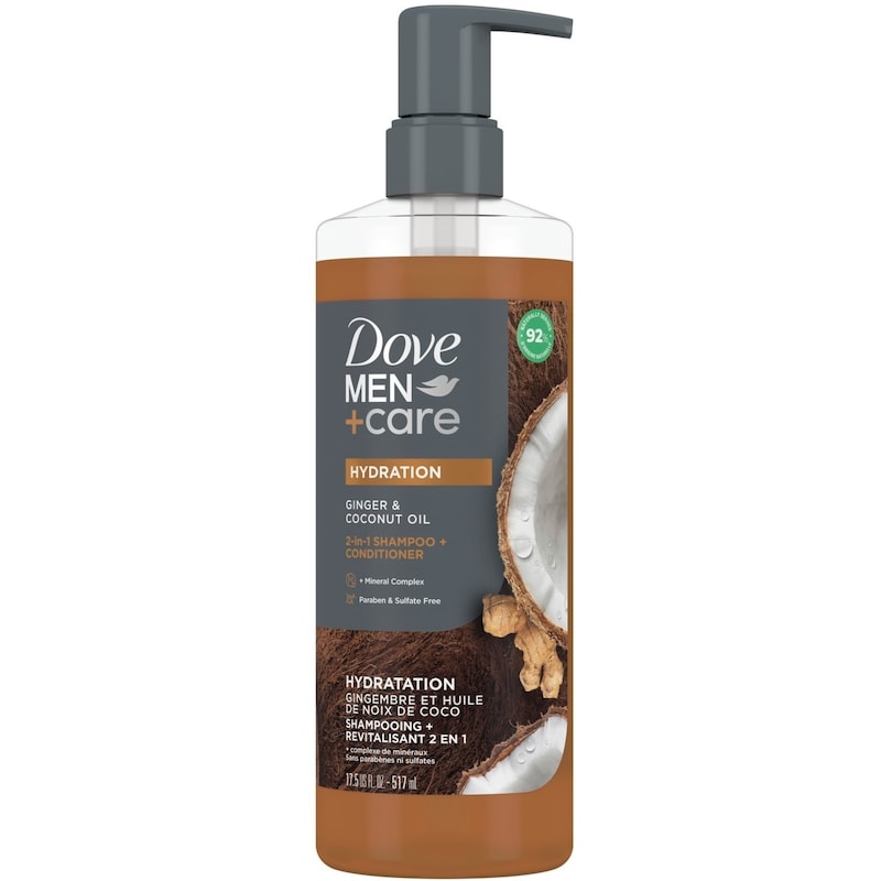 Hydration 2-in-1 Shampoo + Conditioner Ginger & Coconut Oil